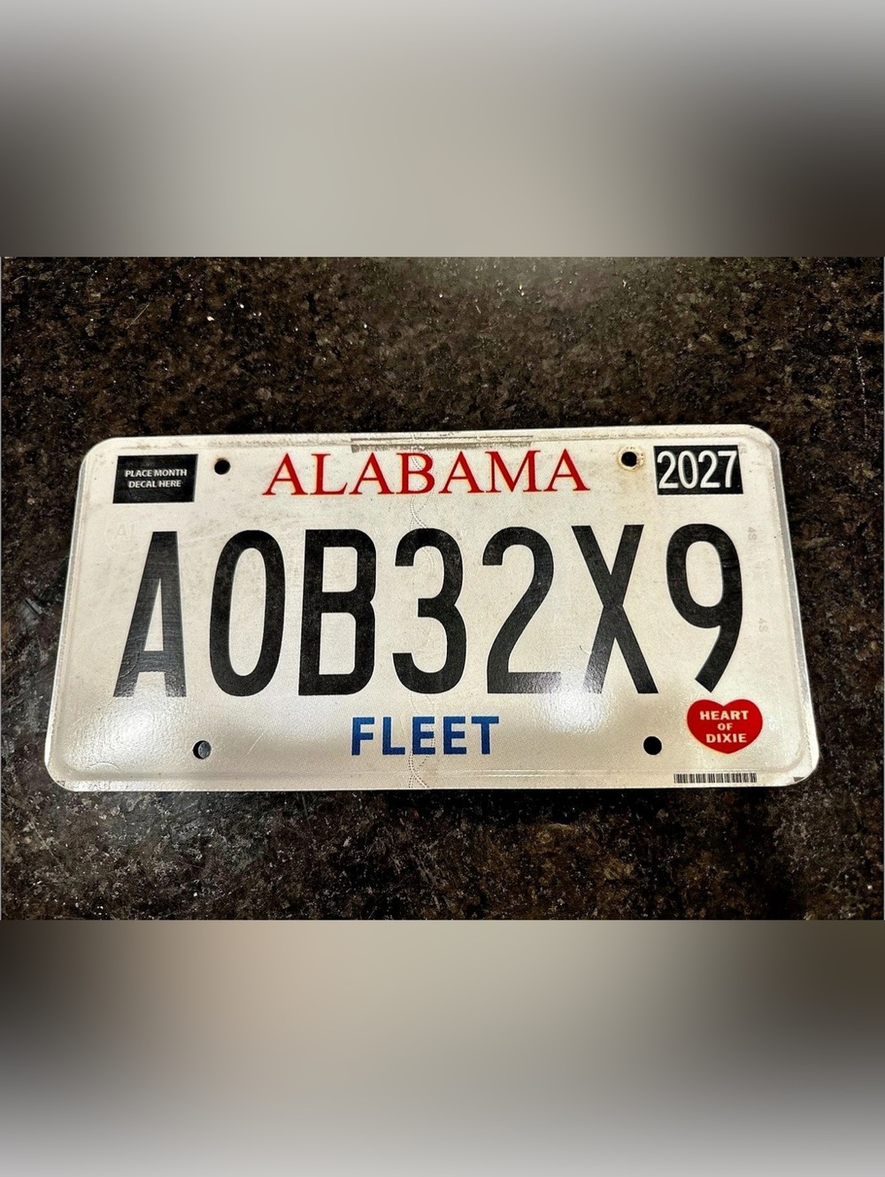 Alabama- License Plate